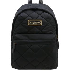 Marc Jacob’s black quilted backpack